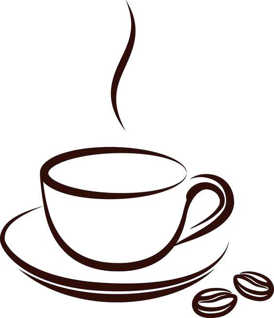 Drawn Tea Cup Cafe Mug Coffee Cup Vector Png Clipart Large Size Png Image Pikpng