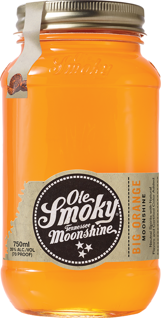 Good Girl Moonshine - Ole Smoky Big Orange Moonshine Clipart (564x1116), Png Download