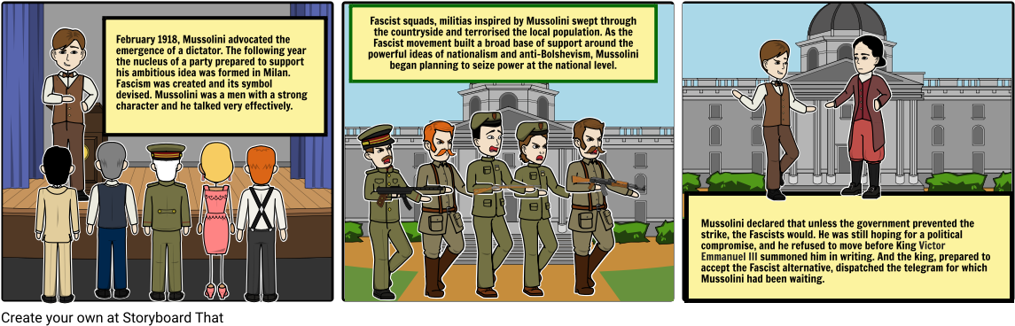 Mussolini - Cartoon Clipart (1164x385), Png Download