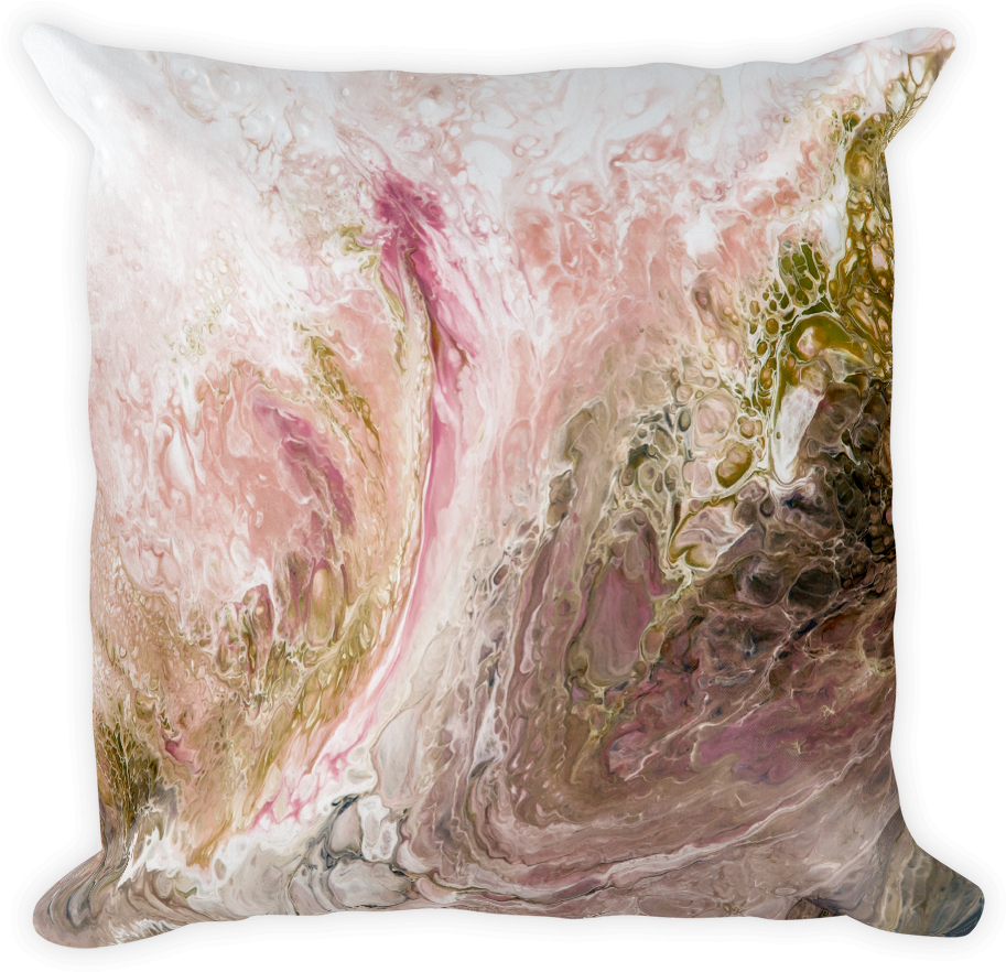 Earth Rise Throw Pillow - Cushion Clipart (1000x1000), Png Download