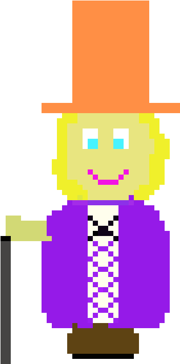 Willy Wonka - Cartoon Clipart (710x890), Png Download