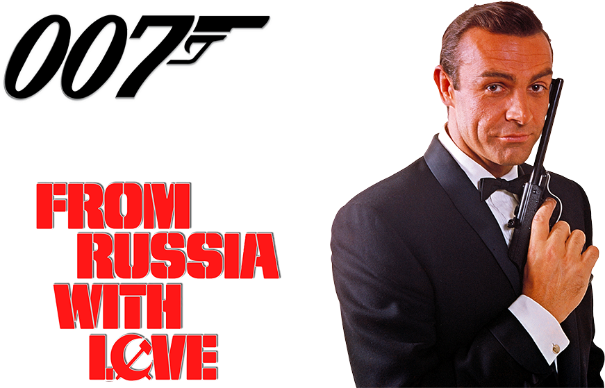 From Russia With Love Let The Cyberwar Begins - James Bond Clipart (871x559), Png Download