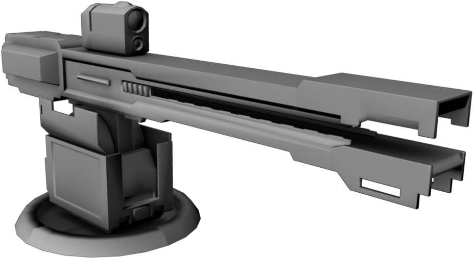 [ Img] - Rail Gun Png Clipart (1280x720), Png Download