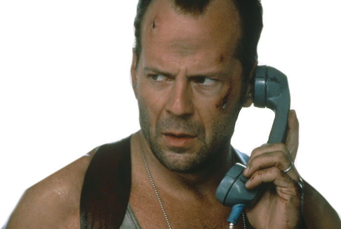 Lien Direct, - Bruce Willis Die Hard 3 Clipart (697x468), Png Download