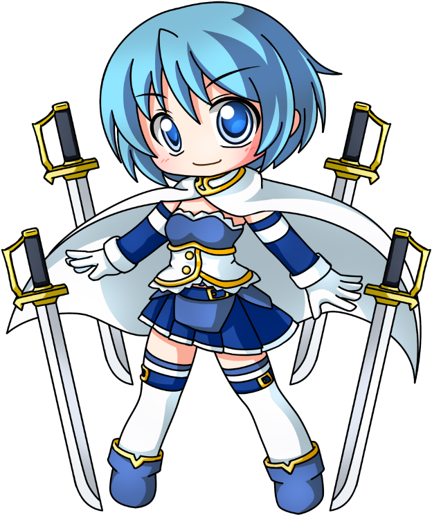 Miki Sayaka Drawn By Shinjitsu - Cartoon Clipart (640x800), Png Download