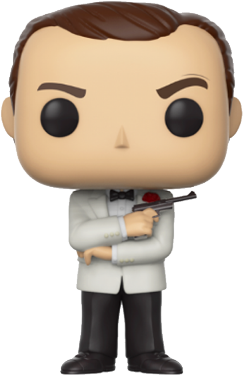 Vinyl James Bond - Figurine Pop James Bond Clipart (800x800), Png Download