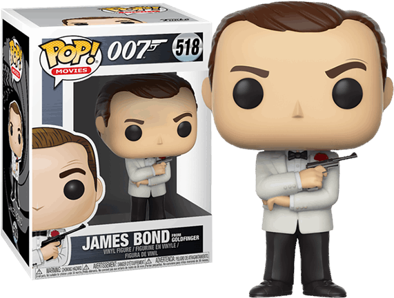 Pop Vinyls - James Bond Funko Pop Clipart (600x600), Png Download