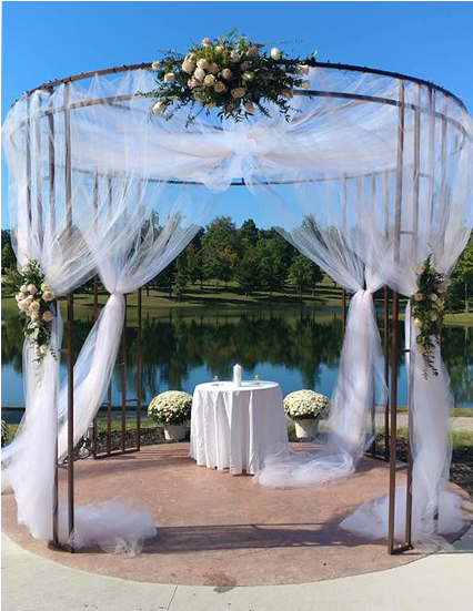 Unique Nuptials Deserve Unique Flowers - Arch Clipart (840x550), Png Download