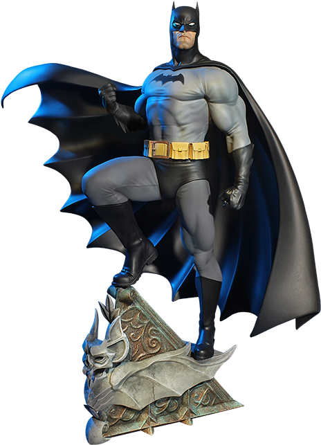 Super Powers Maquette By Tweeterhead - Batman Maquette Clipart (480x645), Png Download