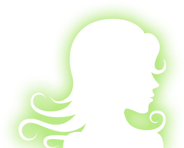 Silhouette Of Woman With Blow Dried Hair Or Wig In - Darkness Clipart (889x552), Png Download