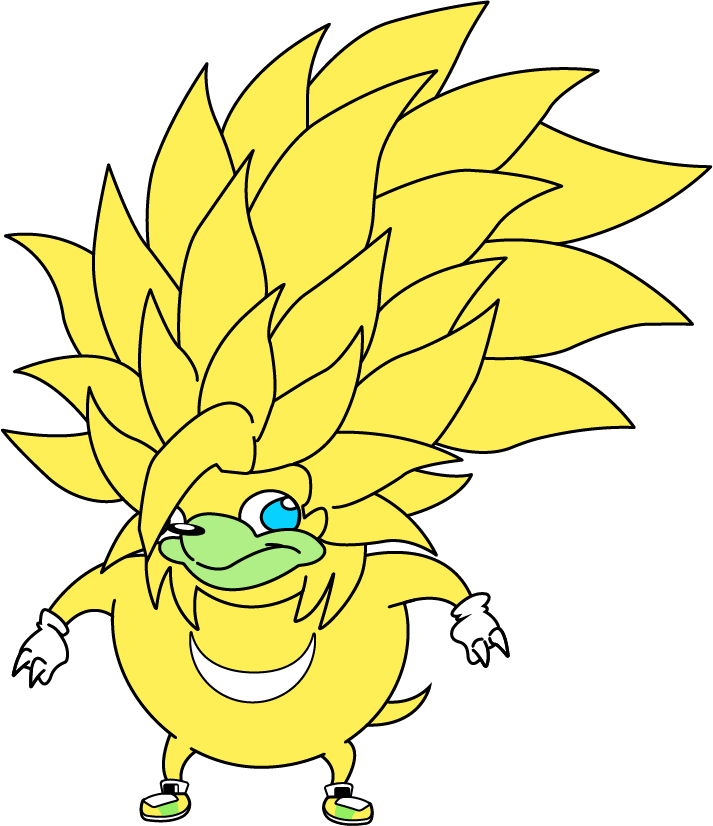 Urgandan Knuckles 5 - Cartoon Clipart (713x826), Png Download