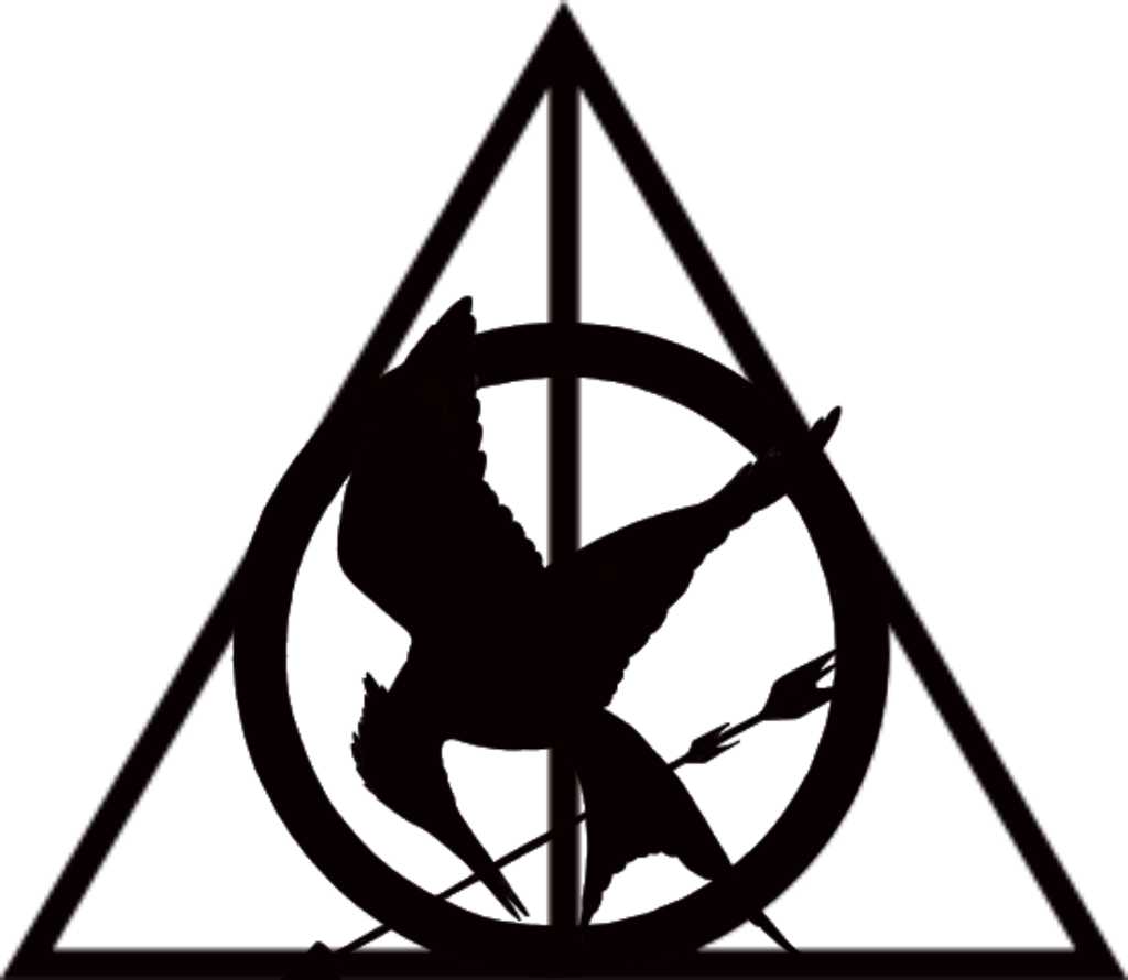 #hungergames #harrypotter #thehungerganes #deathlyhallows - Mockingbird Symbol Hunger Games Clipart (1024x890), Png Download