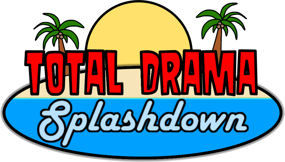 Total Drama Splashdown Logo Sticker - Total Drama Clipart (969x553), Png Download