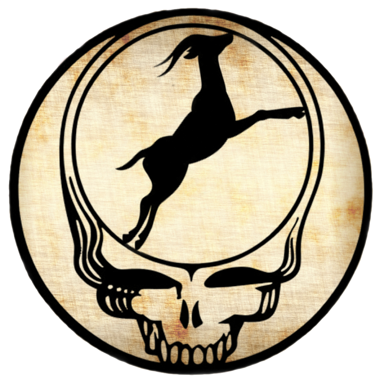 Dpo “steal Your Antelope” Logo - Steal Your Face Phish Clipart (1296x1296), Png Download