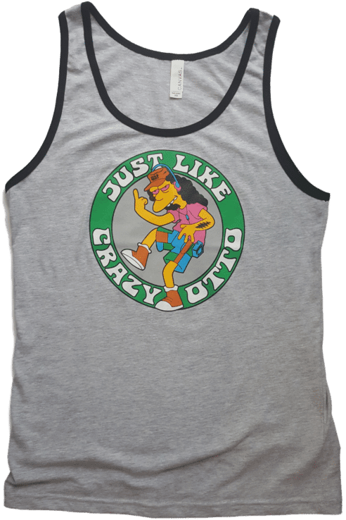 Crazy Otto / Ramble On Rose Tank- Grateful Dead And - Just Like Crazy Otto Shirt Clipart (492x738), Png Download