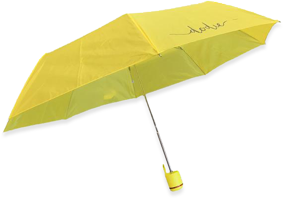 Logo Mini Yellow Umbrella - Umbrella Clipart (600x600), Png Download