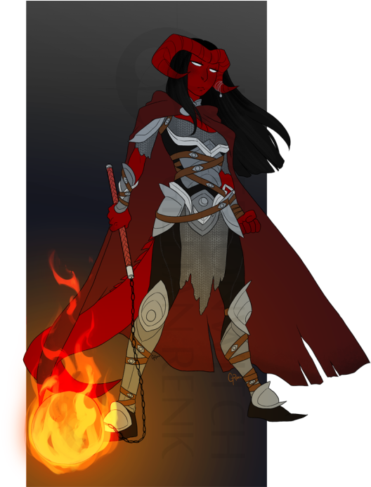 Gillian Renk - Costume Designer Demon Mask Tiefling Clipart (540x693), Png Download