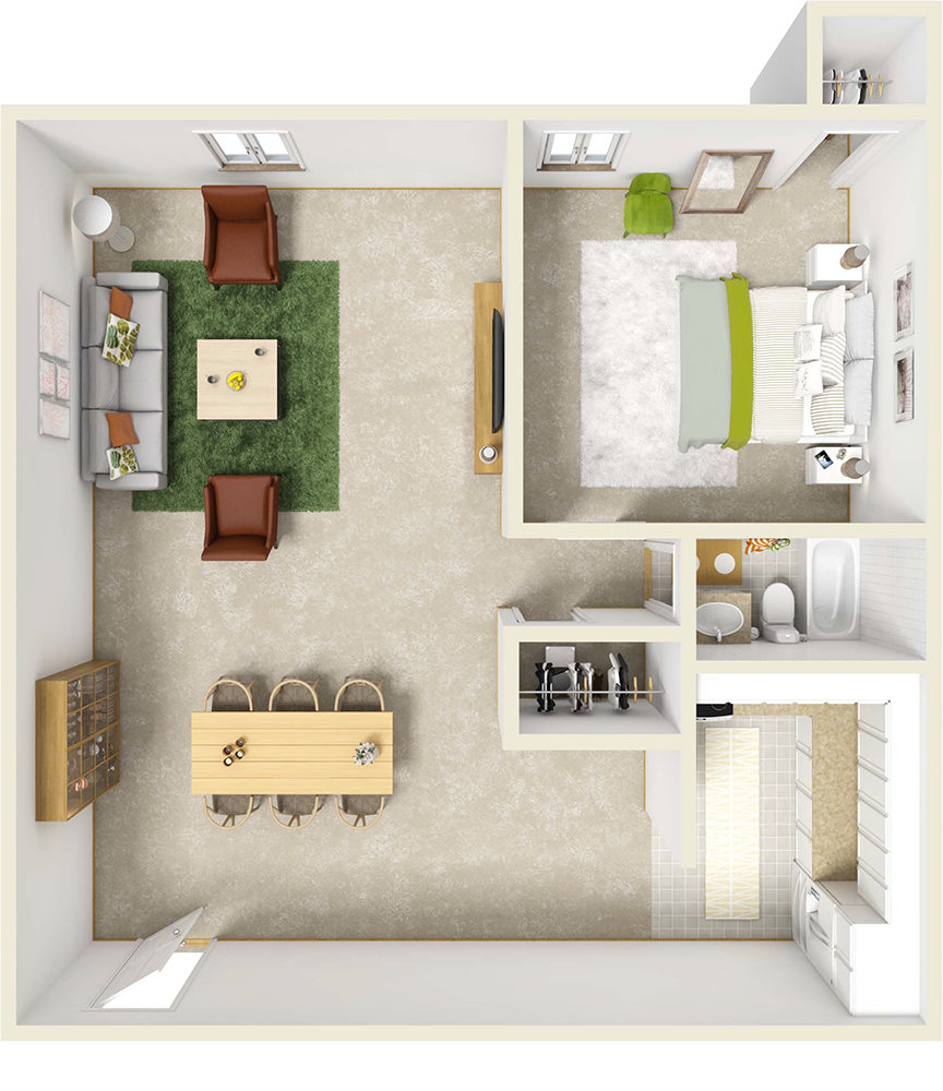 Dogwood - Floor Plan Clipart (864x1000), Png Download