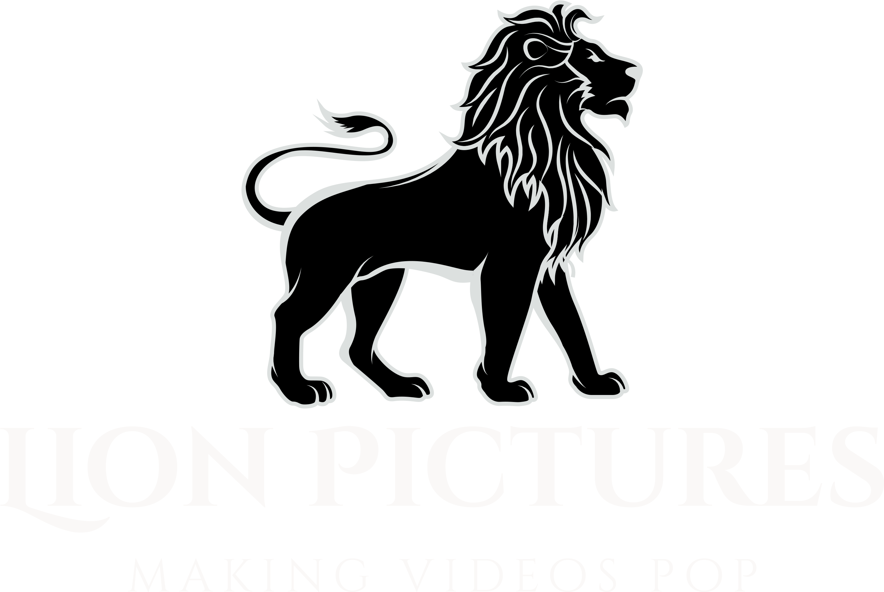 Sticky Logo - Masai Lion Clipart (3031x2039), Png Download