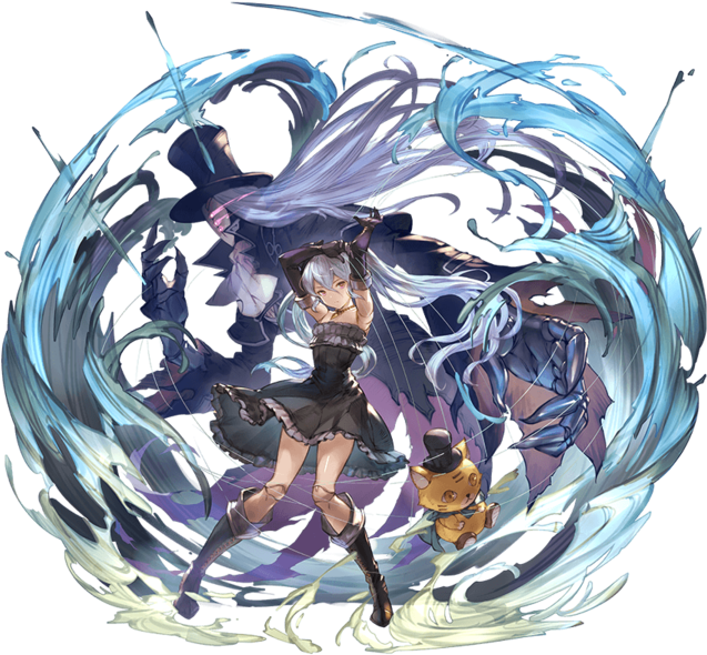 Ancestral Absorption Changed To "dark Atk Up To Party/light - Granblue Fantasy Orchid Clipart (720x600), Png Download