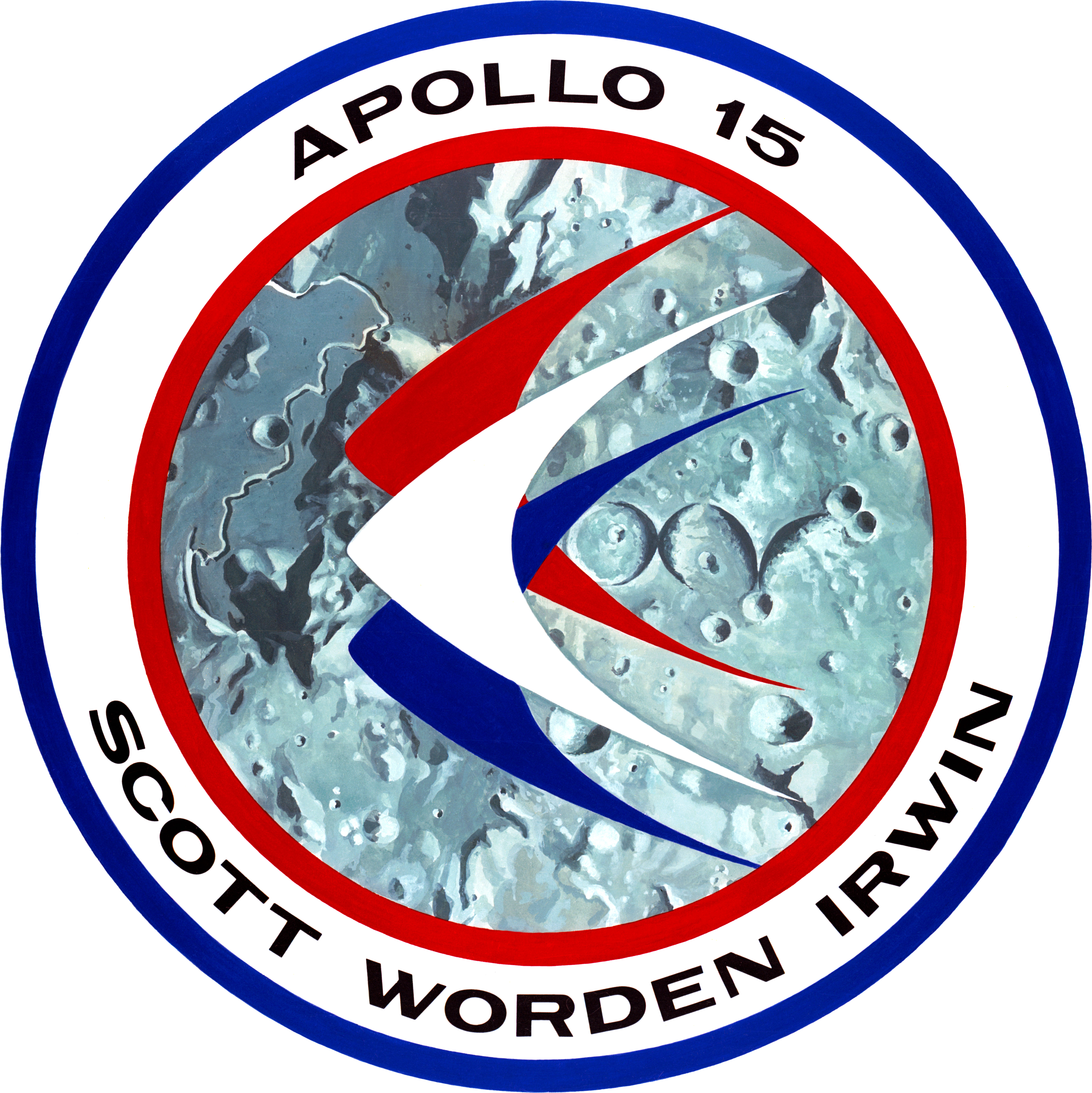 Apollo 15-insignia Clipart (5540x5544), Png Download