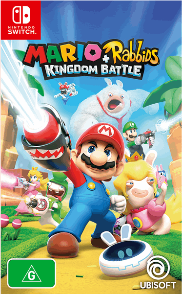 Mario Rabbids Kingdom Battle - Jeux De Switch Pas Cher Clipart (600x600), Png Download