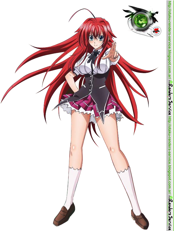Highschool Dxd - Cartoon Clipart (616x793), Png Download