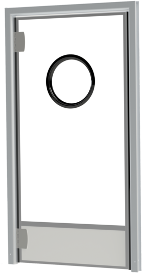 Semi-insulating Door On Hinges With 1 Or 2 Wings With - Home Door Clipart (475x700), Png Download