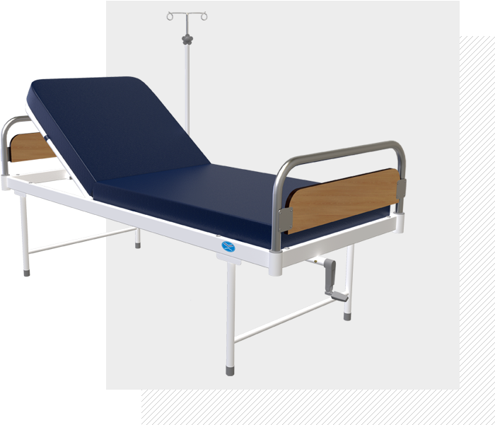 Ward Care Bed - Bed Frame Clipart (780x631), Png Download