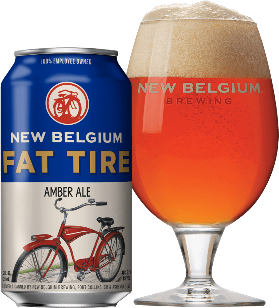 New Belgium Fat Tire Can , Png Download - New Belgium Fat Tire Cans Clipart (900x993), Png Download