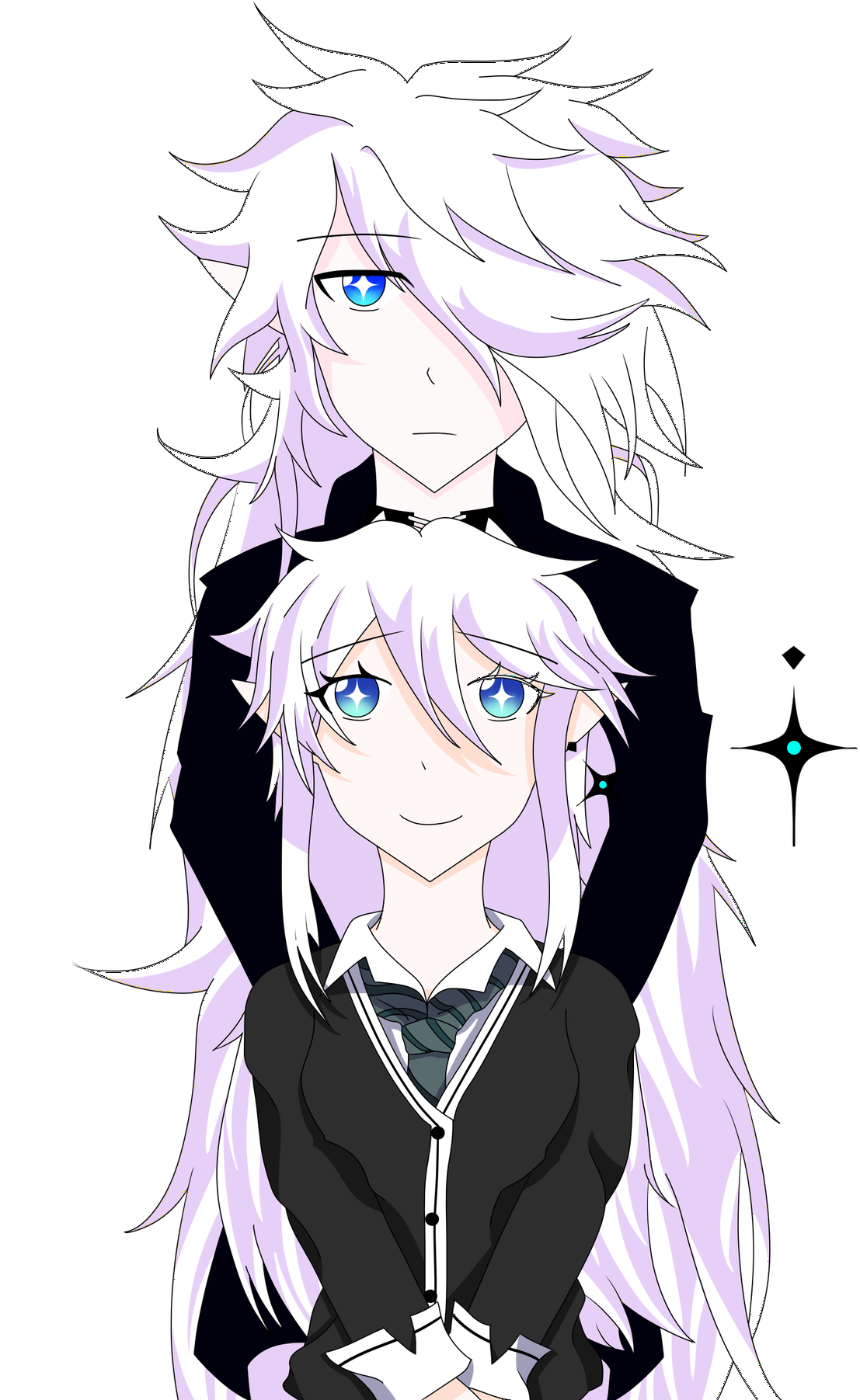 #crossover #elsword #fanfiction #highschooldxd #luciel - Anime Clipart (1434x1920), Png Download