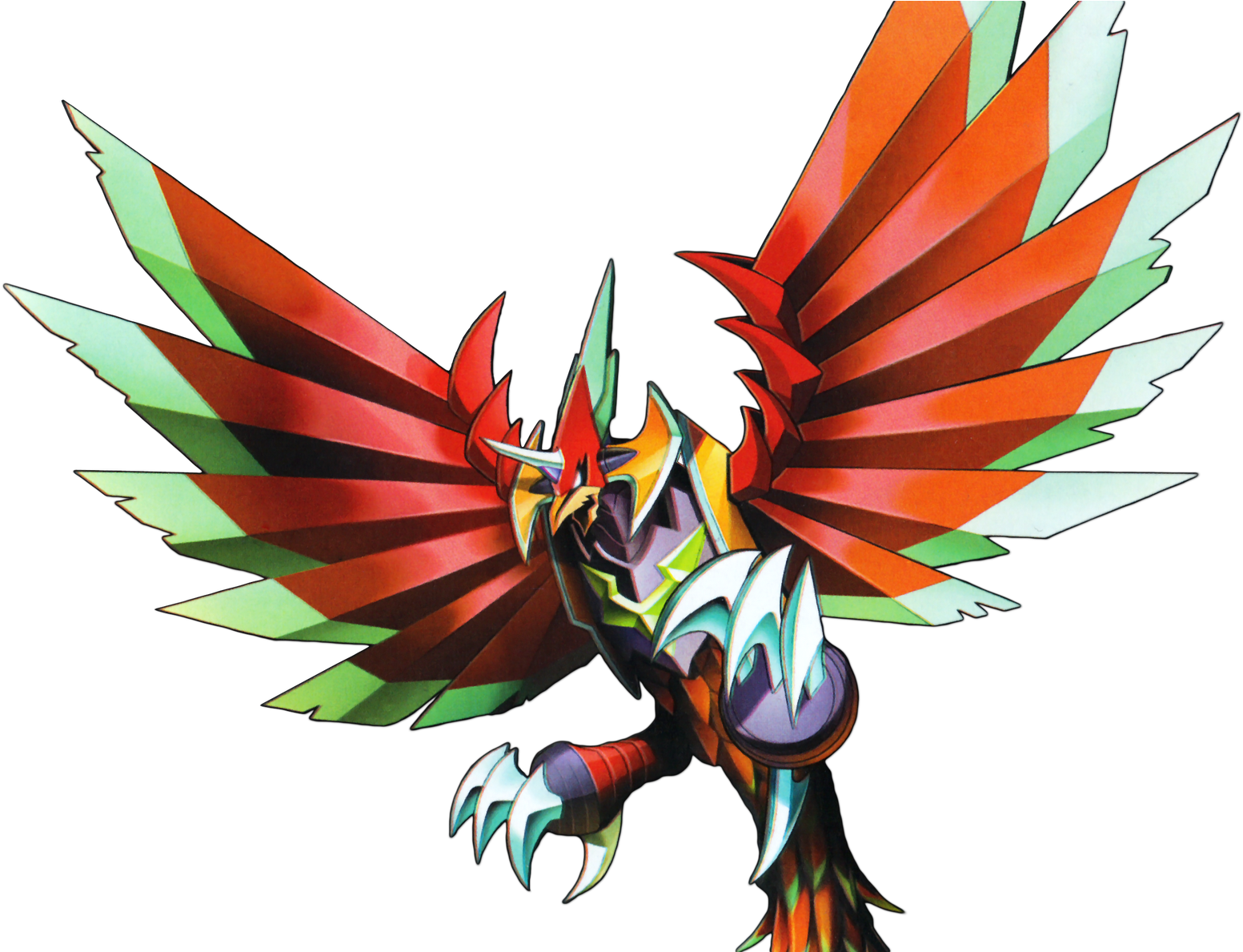 Spoiler - Megaman Battle Network Falzar Clipart (1600x1188), Png Download