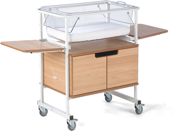 Hospital Beds Plain Baby Crib - Cradle Clipart (864x486), Png Download