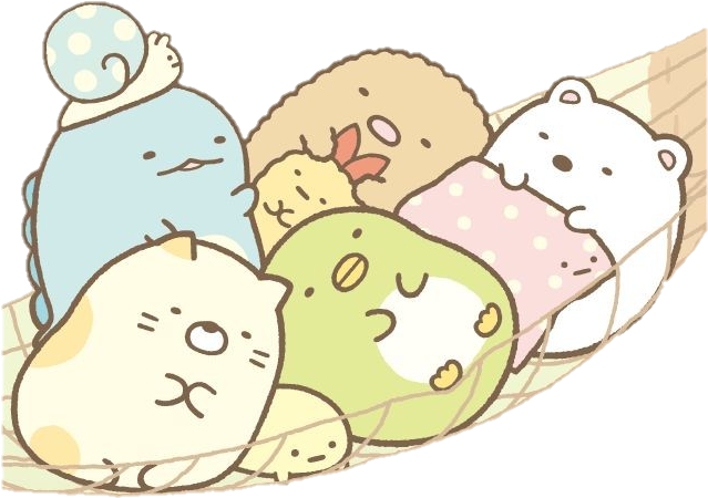 Sumikkogurashi Sticker - すみっこ ぐらし 座布団 Clipart (645x470), Png Download