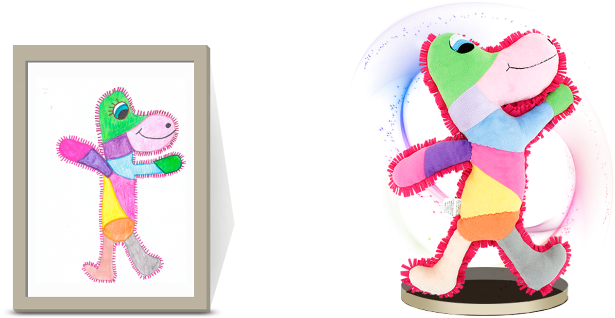Customized Stuffed Animal From Hippo Presentes Gifts - Cartoon Clipart (1476x768), Png Download