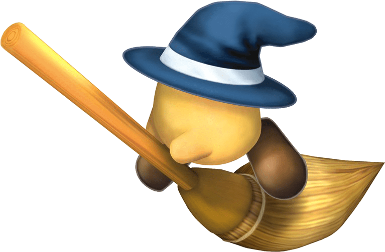 Download - Kirby Air Ride Broom Hatter Clipart (800x537), Png Download