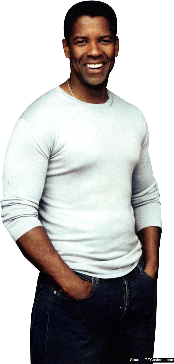 Denzel Washington 2 - Denzel Washington Put Your Shoes Under The Bed Clipart (648x1261), Png Download