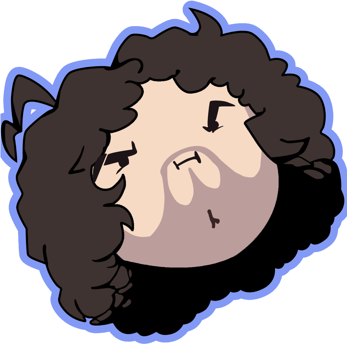 Old Dan Grump Head With The New Hair Clipart (1200x1200), Png Download