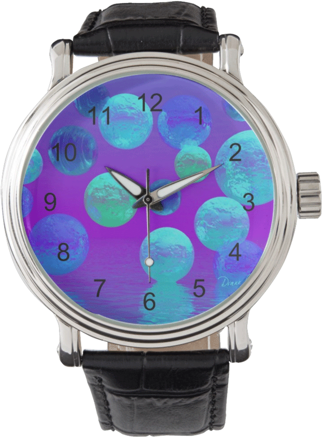 Violet Mist, Cyan, Purple Abstract Light Bubblescape - Watch With Bible Verse Clipart (936x936), Png Download