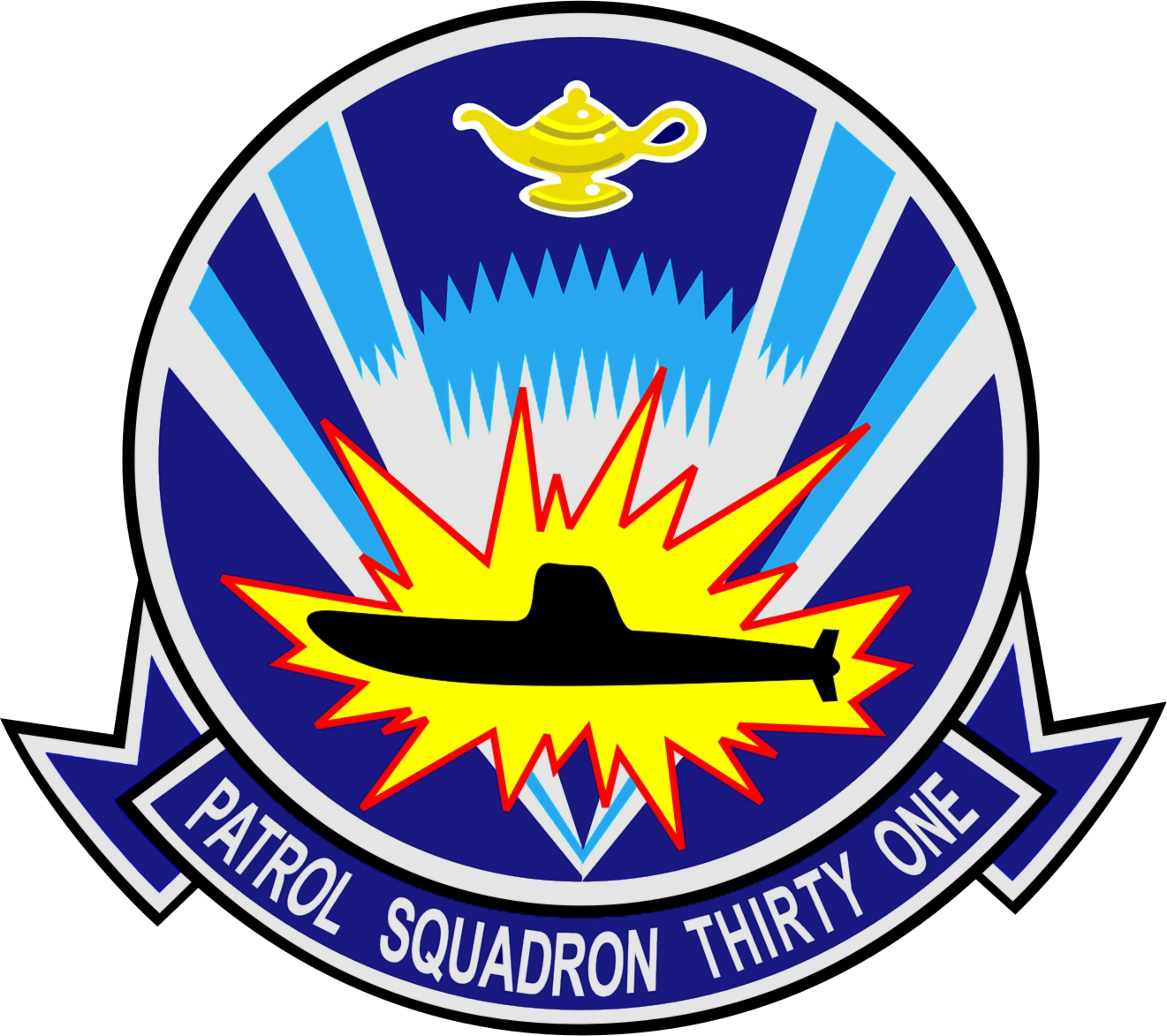 Patrol Squadron 31 Insignia 1962 - Vp 31 Clipart (1321x1173), Png Download