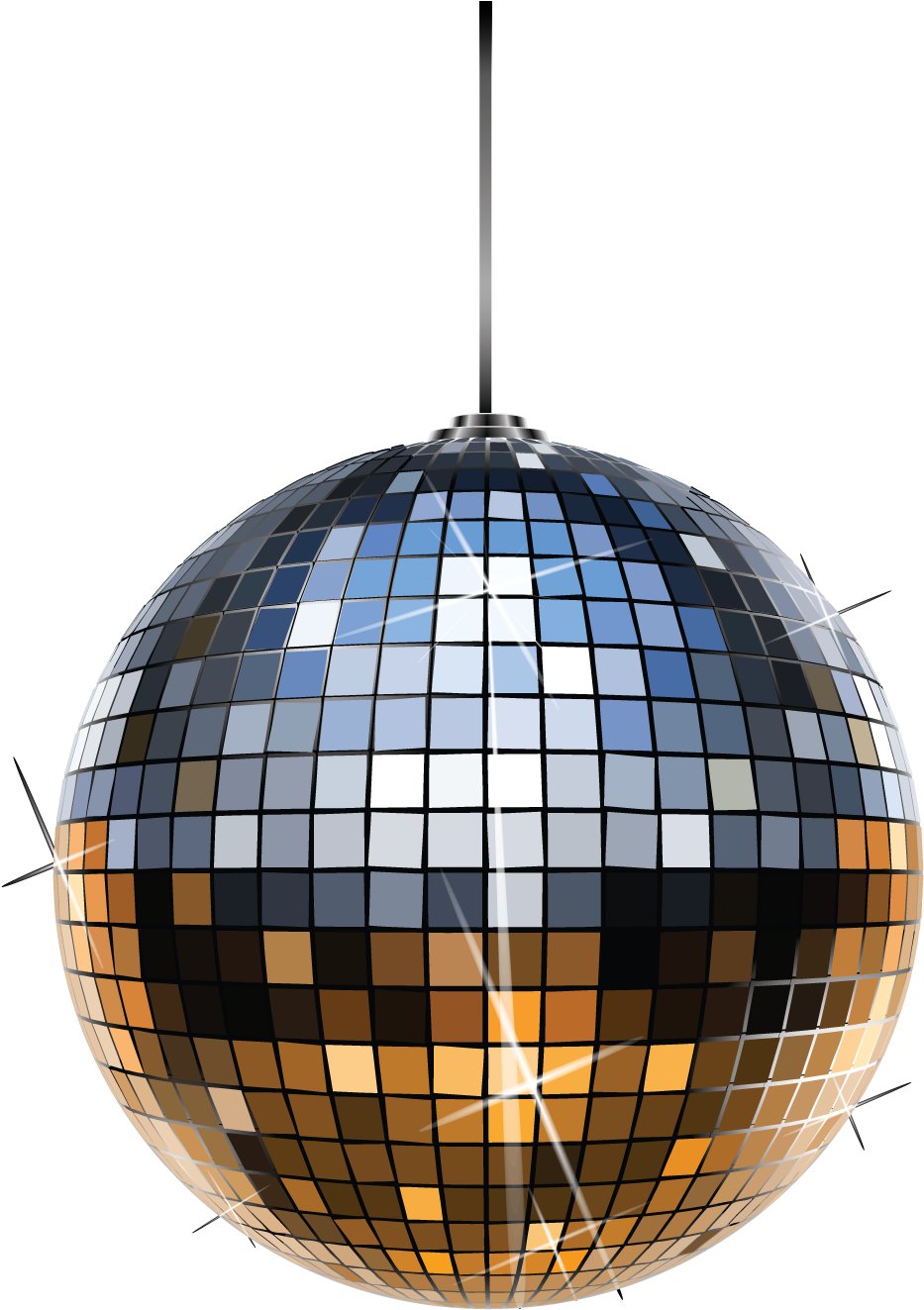 New Years Eve Ball Png - Bola Disco Dibujo Clipart (933x1323), Png Download