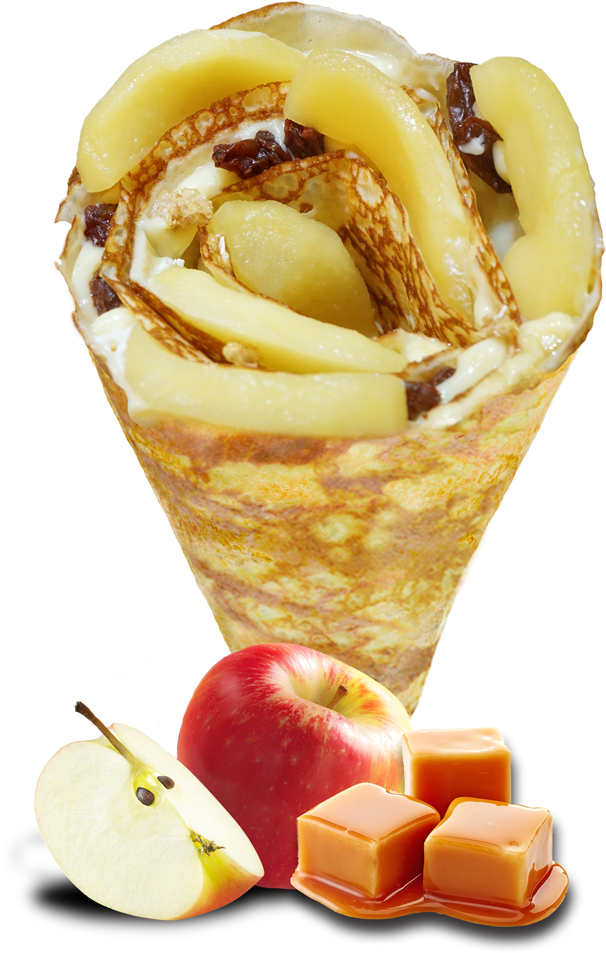 Crepes Apple & Yogurt Clipart (1440x2160), Png Download