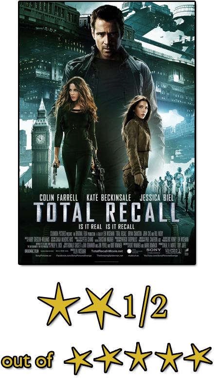 I Don't Think It Was As Bad A Movie As Some Of The - Film Cover Total Recall Clipart (475x837), Png Download