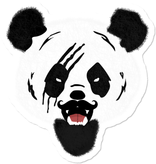 Wild Panda Bear - Illustration Clipart (650x650), Png Download
