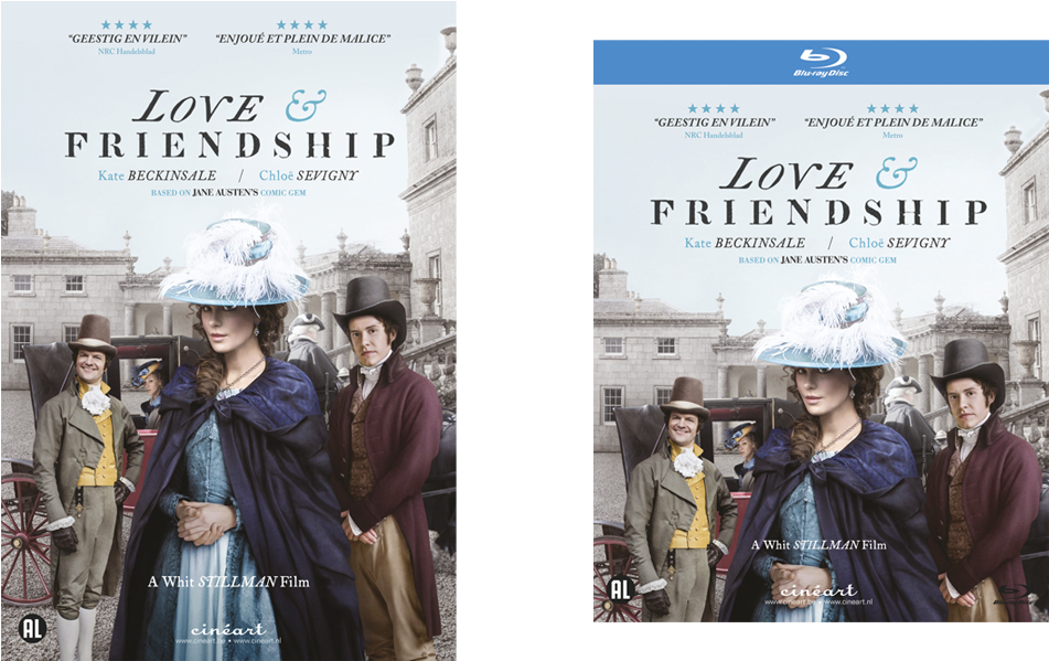 Love & Friendship Dvd En Blu-ray - Film Sur Le 18ème Siècle Clipart (1200x600), Png Download