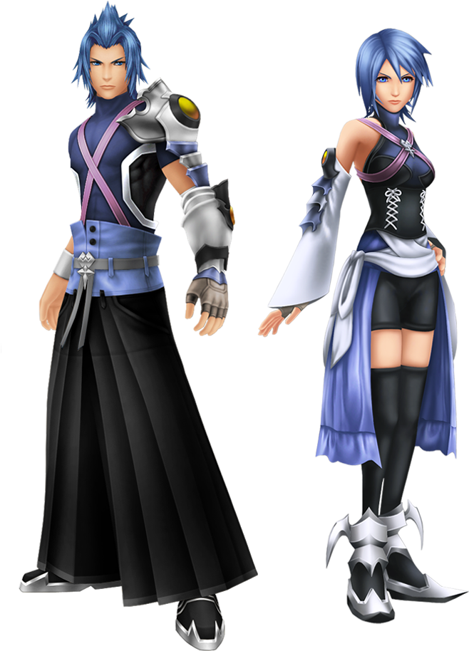 Posted Image - Aqua From Kingdom Hearts Clipart (710x994), Png Download