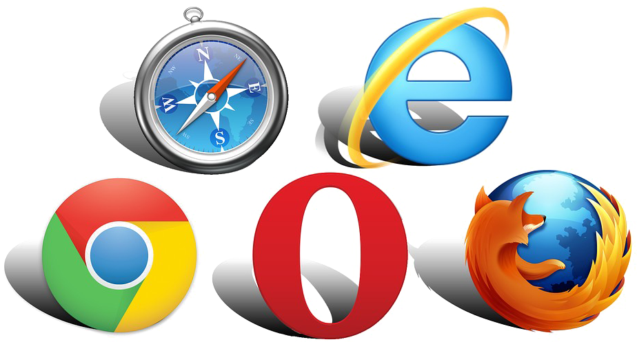 Download Browsers Png Transparent Image - Google Firefox Internet Explorer Clipart (960x540), Png Download