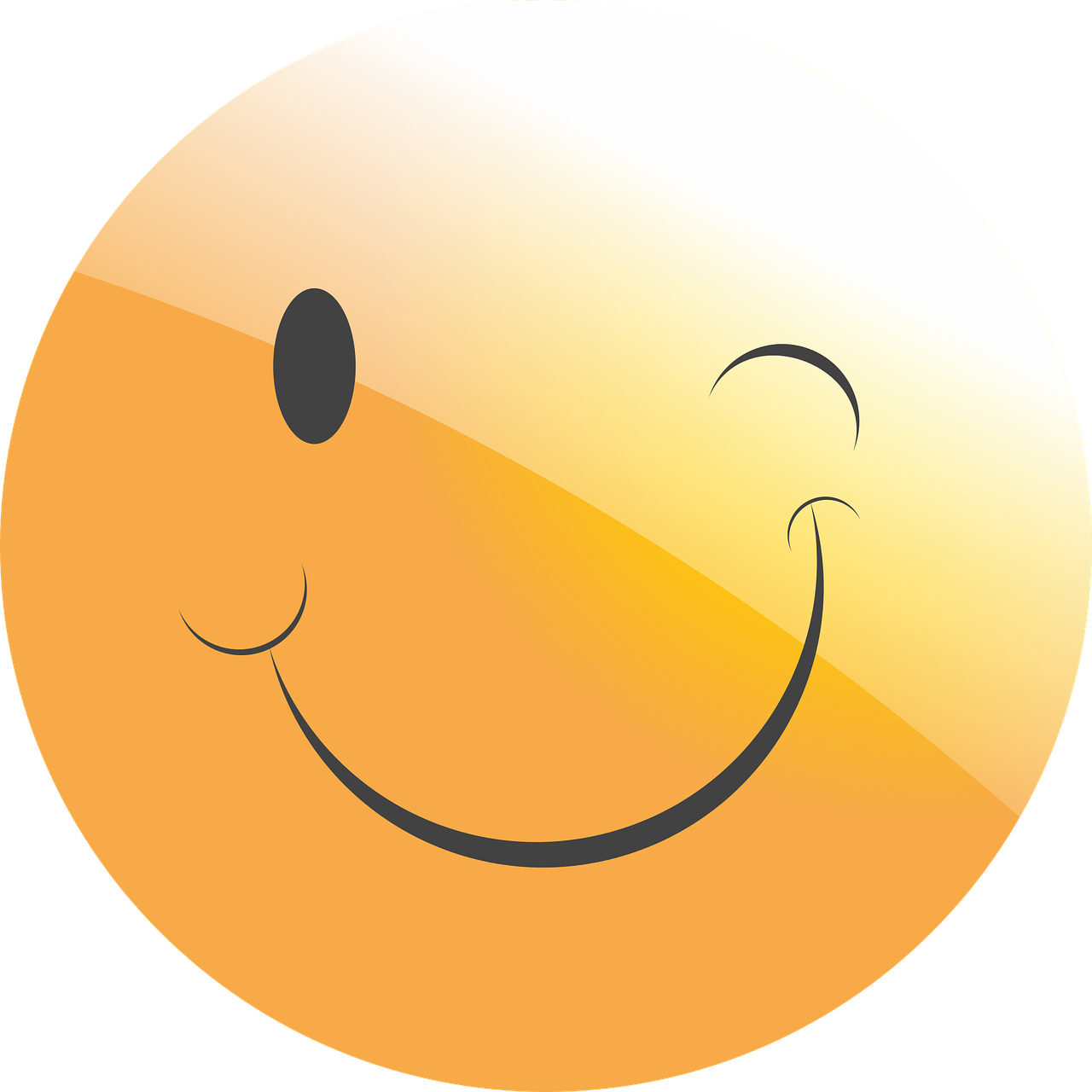 Emoticon Smiley Face Wink Png Image - Bored Face Transparent Background Clipart (1280x1280), Png Download