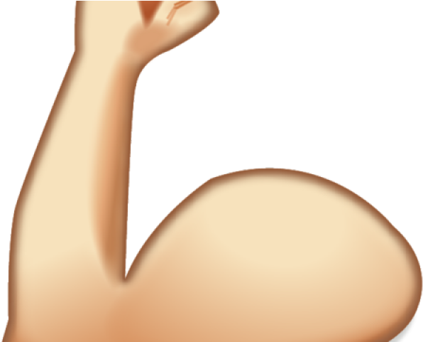 Hand Emoji Clipart Muscle Emoji - Muscle Emoji Whatsapp - Png Download (640x480), Png Download