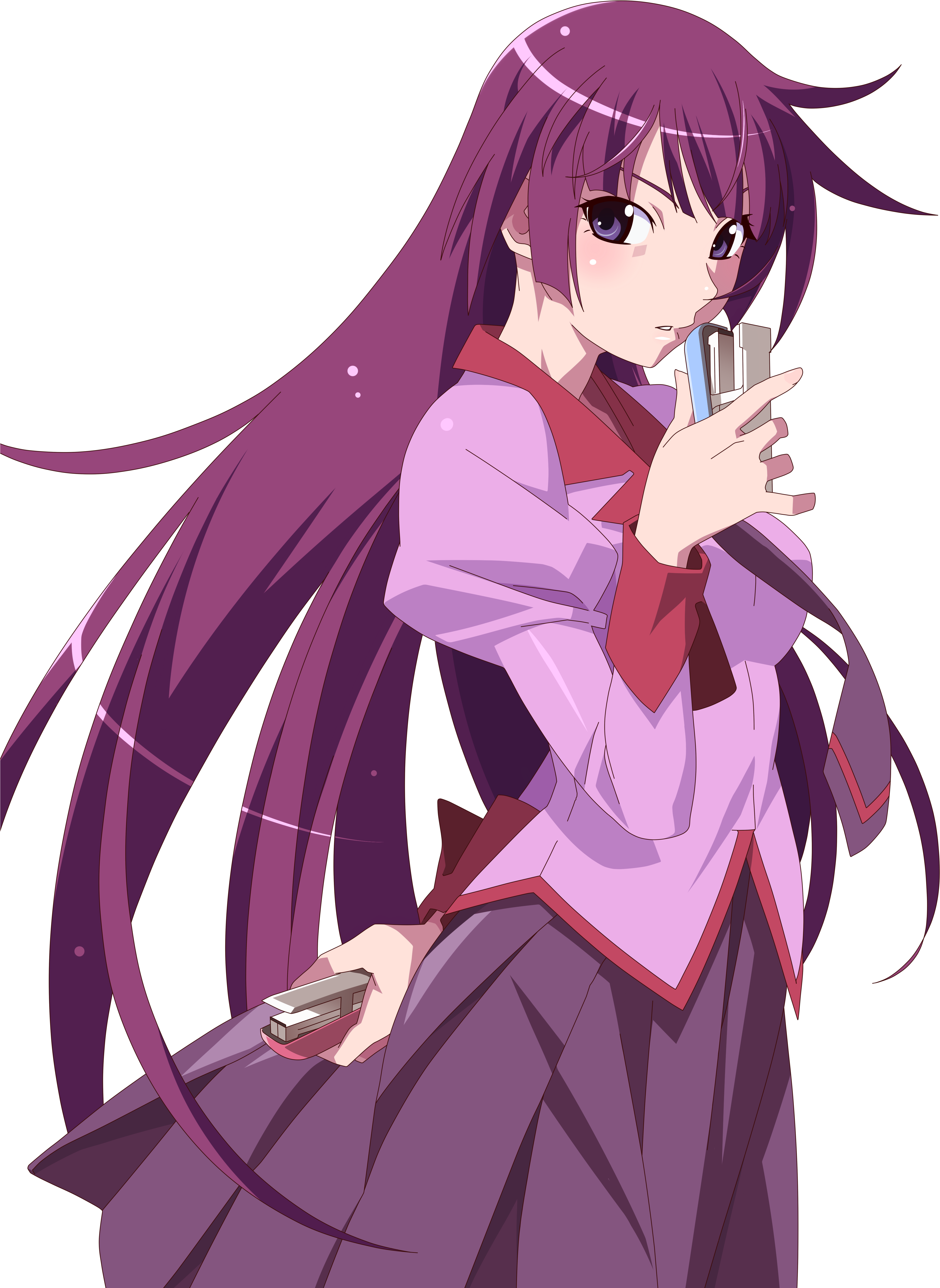 Download Png - Hitagi Senjougahara Png Clipart (4500x5879), Png Download